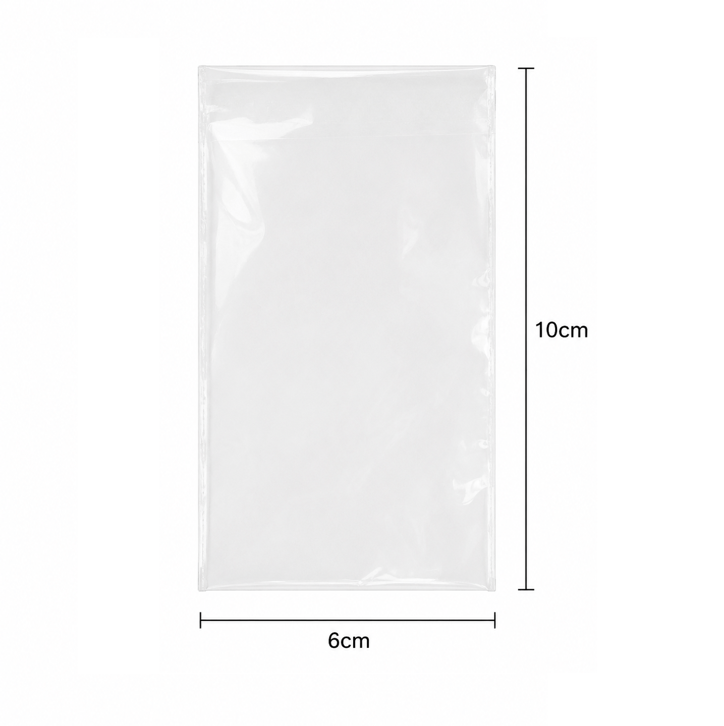 Value Craft 100pc Clear Peel Self Sealable Adhesive Cello Cellophane Resealable Plastic Bags