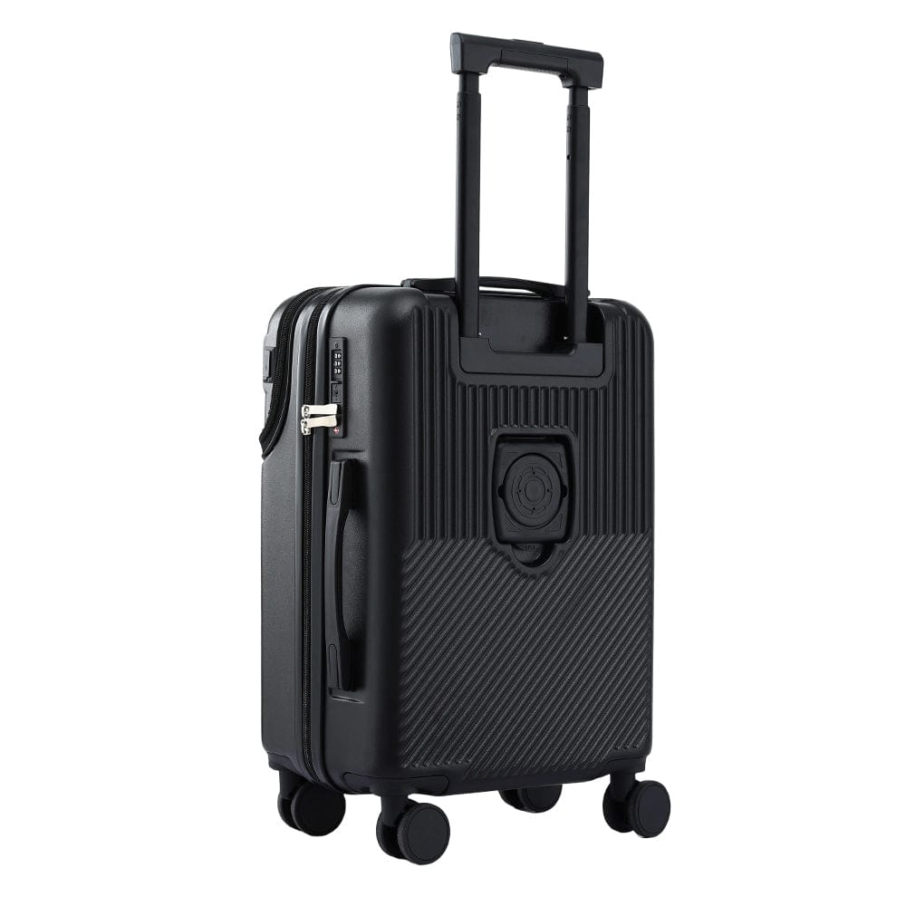 Wanderlite Home & Garden > Travel > Suitcases Wanderlite 20" Luggage Suitcase Front Pocket Travel Carry On TSA Black
