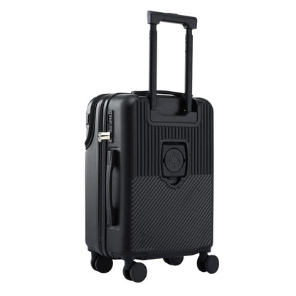 Wanderlite Home & Garden > Travel > Suitcases Wanderlite 20" Luggage Suitcase Front Pocket Travel Carry On TSA Black