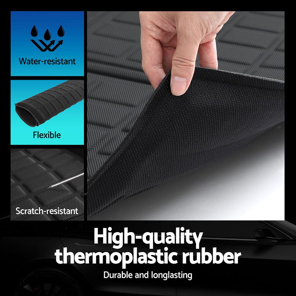 Weisshorn Auto Accessories > Auto Accessories Others > Automotive Decor NEW Tesla Model 3 Highland 2024 Boot Liner Rear Frunk Cargo Trunk Mats Weisshorn