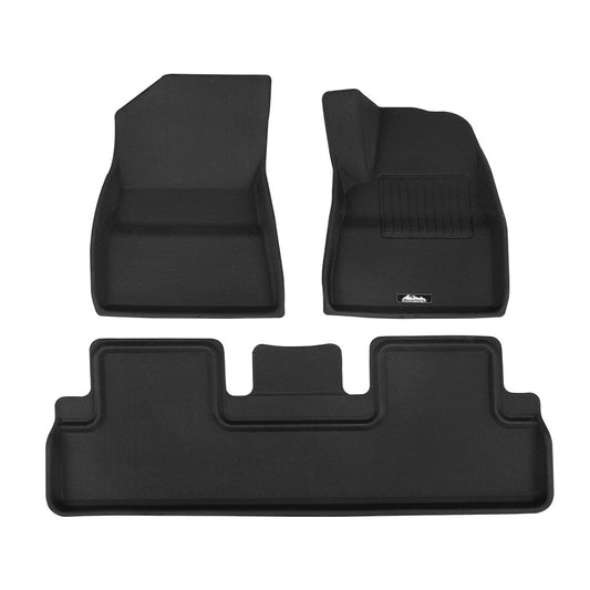 Weisshorn Auto Accessories > Auto Accessories Others > Automotive Decor Weisshorn Car Rubber Floor Mats Compatible for Tesla Model 3 Front Rear