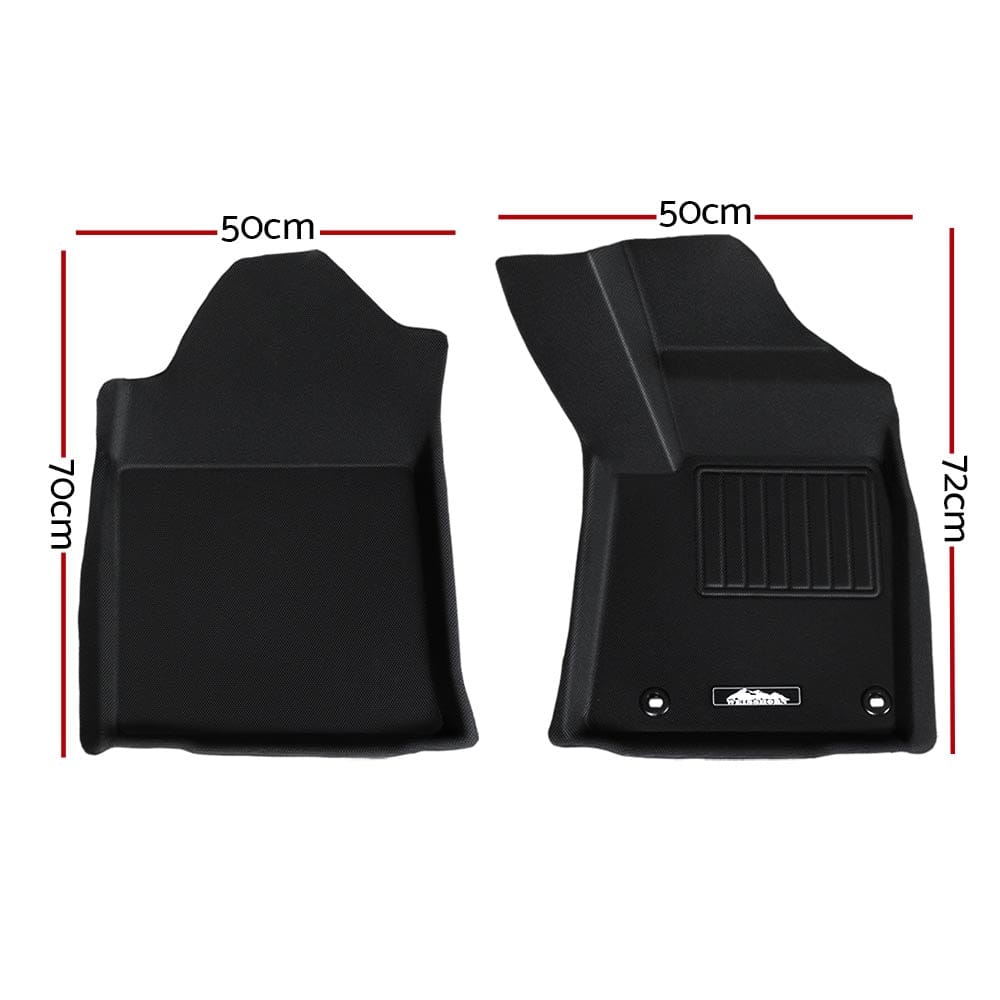 Weisshorn Auto Accessories > Auto Accessories Others > Automotive Decor Weisshorn Car Rubber Floor Mats Compatible For Toyota Hilux Dual Cab 2015-2022