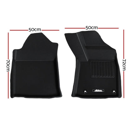 Weisshorn Auto Accessories > Auto Accessories Others > Automotive Decor Weisshorn Car Rubber Floor Mats Compatible For Toyota Hilux Dual Cab 2015-2022