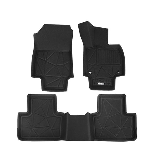 Weisshorn Auto Accessories > Auto Accessories Others > Automotive Decor Weisshorn Car Rubber Floor Mats Front And Rear Compatible For Toyota RAV4 2019-2022