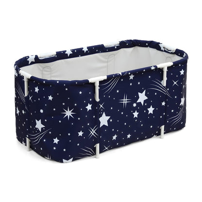 Weisshorn Furniture > Bathroom > Bathtubs Weisshorn Foldable Bathtub PVC SPA Bucket Inflatable Cushion 114x62cm Star Navy