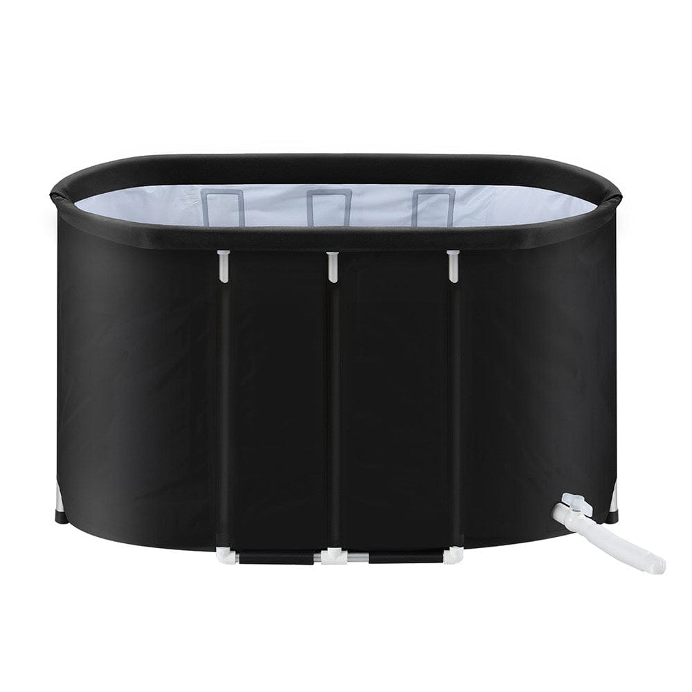 Weisshorn Furniture > Bathroom > Bathtubs Weisshorn Portable Ice Bath Tub 120x70X70CM Inflatable Cold Water Folding Bathtub Spa Massage