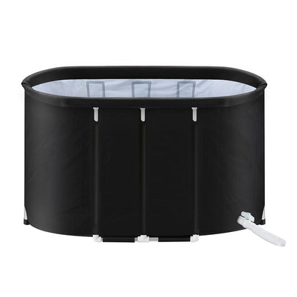 Weisshorn Furniture > Bathroom > Bathtubs Weisshorn Portable Ice Bath Tub 120x70X70CM Inflatable Cold Water Folding Bathtub Spa Massage