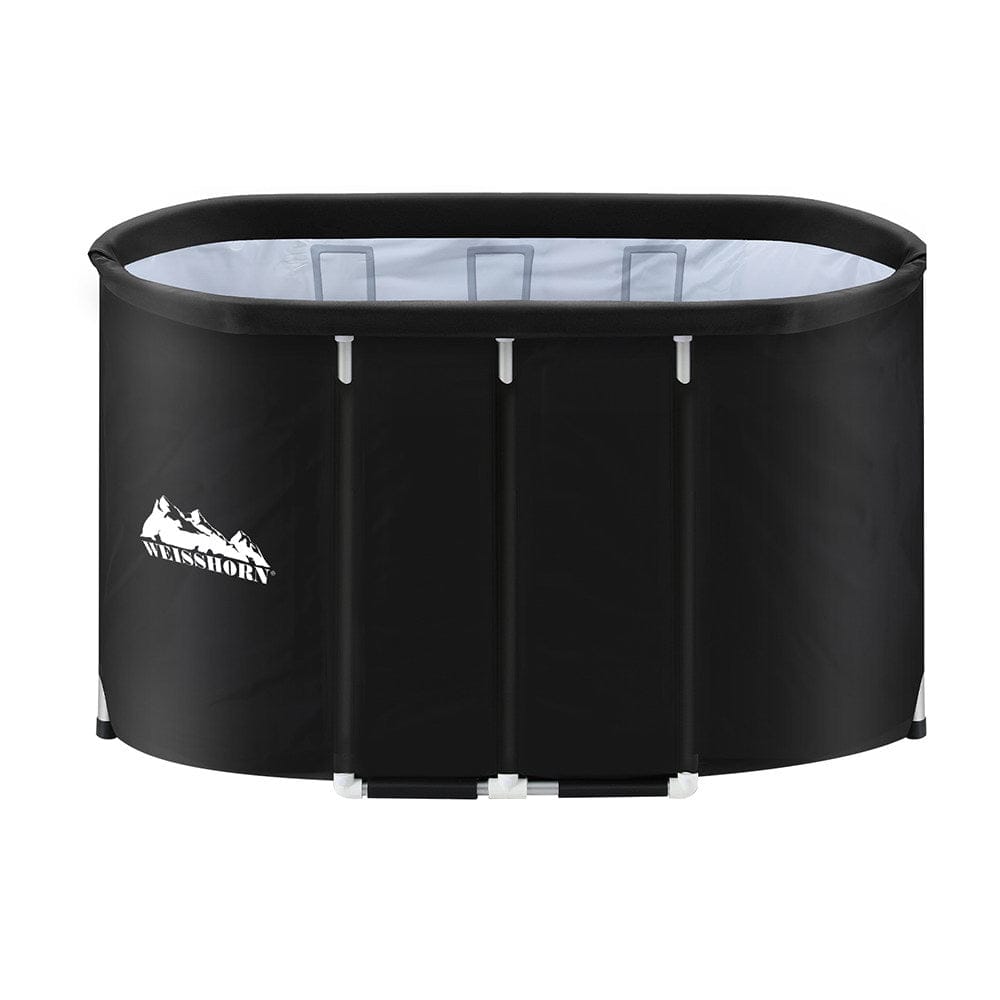 Weisshorn Furniture > Bathroom > Bathtubs Weisshorn Portable Ice Bath Tub 120x70X70CM Inflatable Cold Water Folding Bathtub Spa Massage