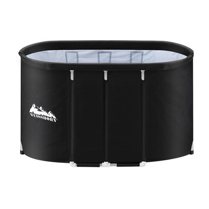 Weisshorn Furniture > Bathroom > Bathtubs Weisshorn Portable Ice Bath Tub 120x70X70CM Inflatable Cold Water Folding Bathtub Spa Massage