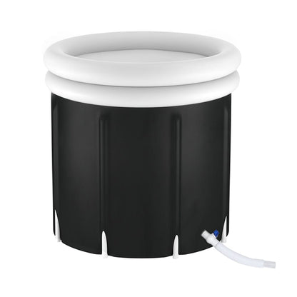 Weisshorn Furniture > Bathroom > Bathtubs Weisshorn Portable Ice Bath Tub 80X80CM Inflatable Folding Bathtub Spa Massage