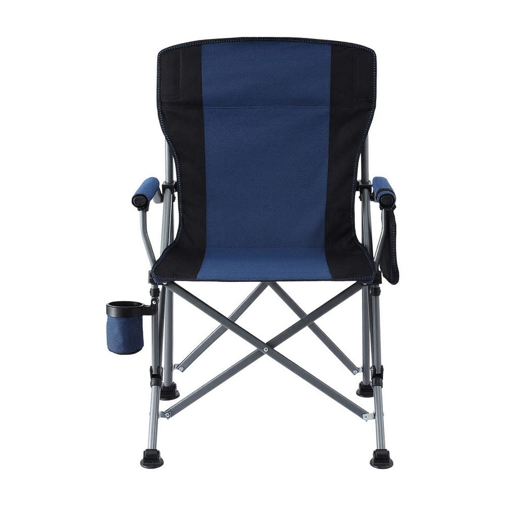 Weisshorn Furniture > Outdoor > Outdoor Chairs Weisshorn Camping Chair Folding Outdoor Portable Seat Lightweight Beach Picnic Fishing Capacity 120KG Navy Blue