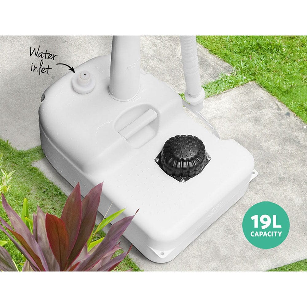 Weisshorn Home & Garden > DIY > Kitchen & Bathroom DIY Weisshorn Camping Basin Portable Hand Wash Sink Stand 19L Capacity
