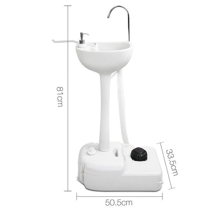 Weisshorn Home & Garden > DIY > Kitchen & Bathroom DIY Weisshorn Camping Basin Portable Hand Wash Sink Stand 19L Capacity