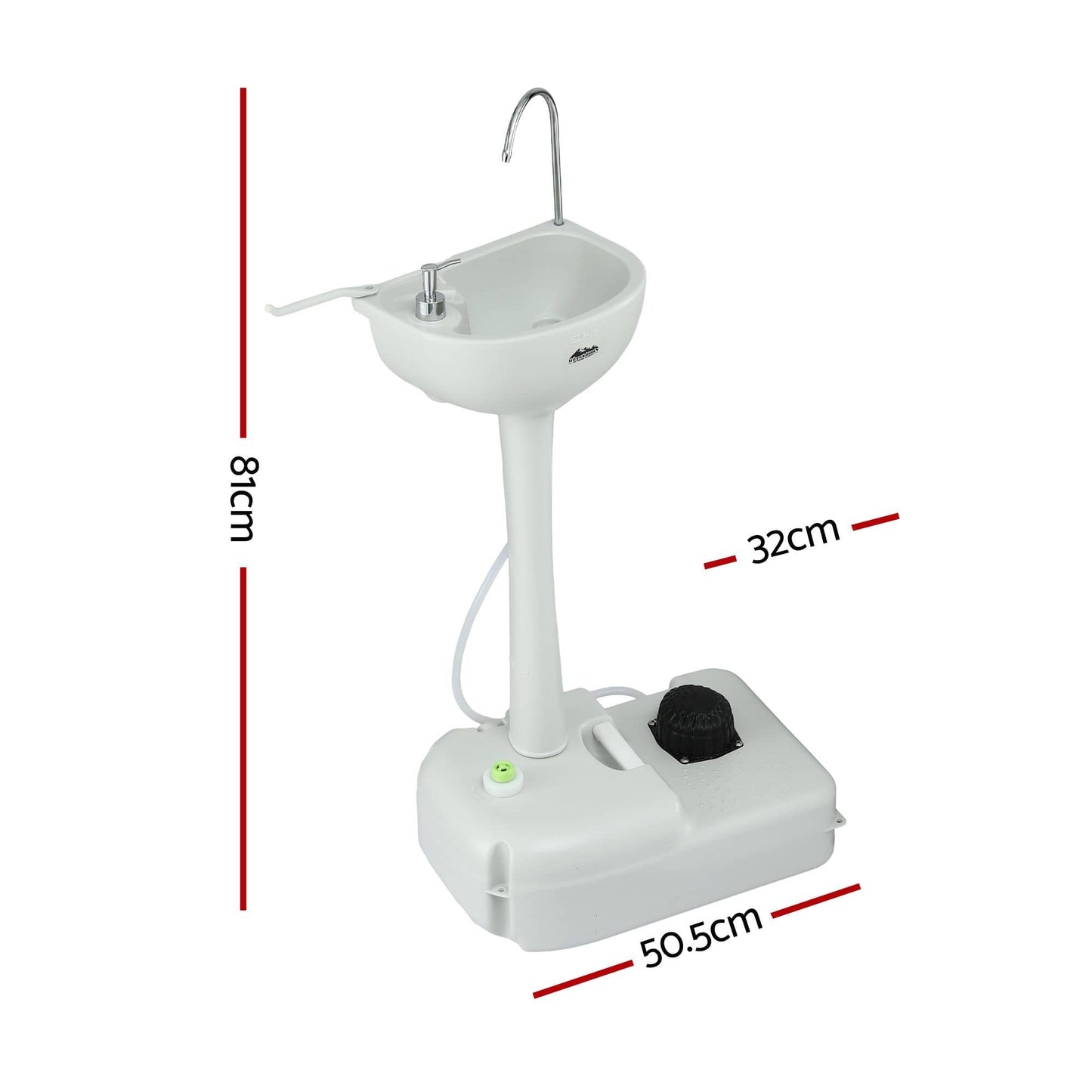 Weisshorn Home & Garden > DIY > Kitchen & Bathroom DIY Weisshorn Camping Basin Portable Hand Wash Sink Stand 19L Capacity