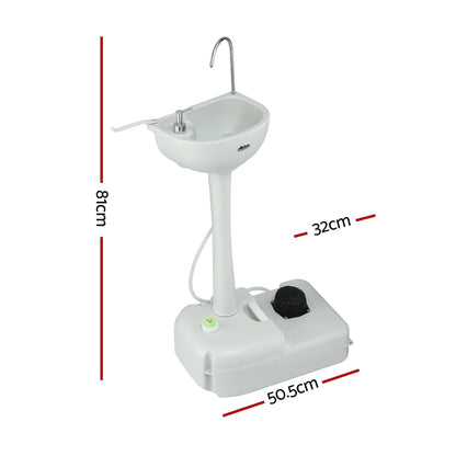 Weisshorn Home & Garden > DIY > Kitchen & Bathroom DIY Weisshorn Camping Basin Portable Hand Wash Sink Stand 19L Capacity