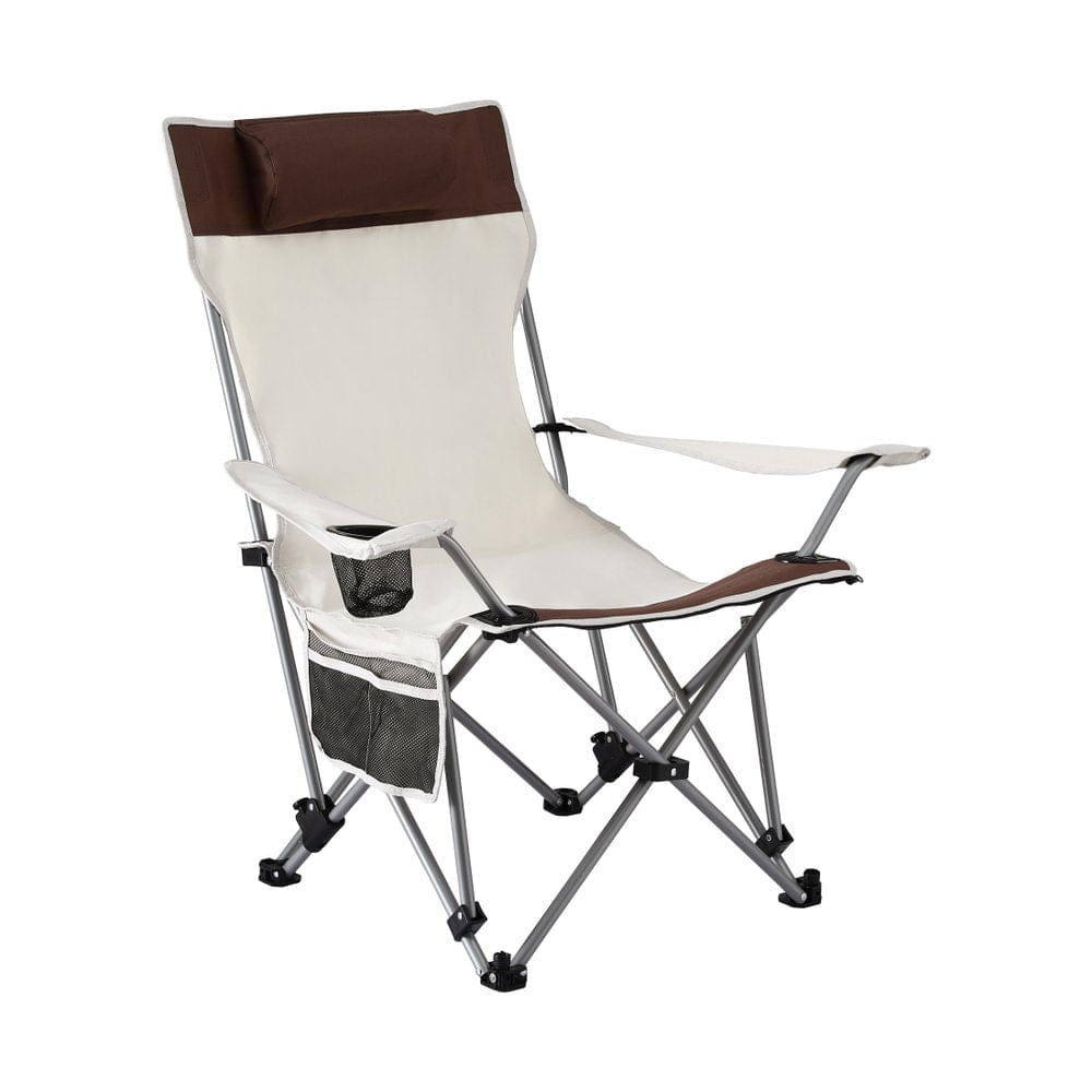 Weisshorn Outdoor Recreation > Camping > Camp Furniture Weisshorn Camping Chair Reclining Adjustable Portable Outdoor Folding Lightweight