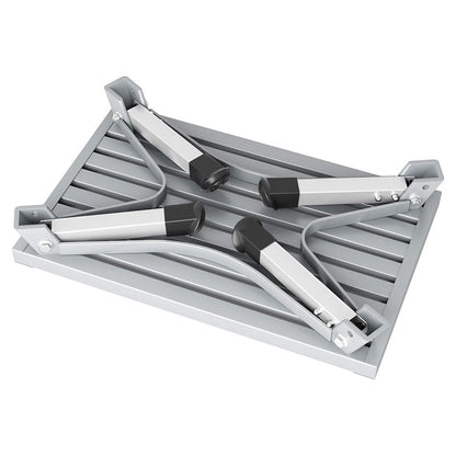Weisshorn Outdoor Recreation > Camping > Camp Furniture Weisshorn Caravan Step Folding Aluminium Step Ladder Stool
