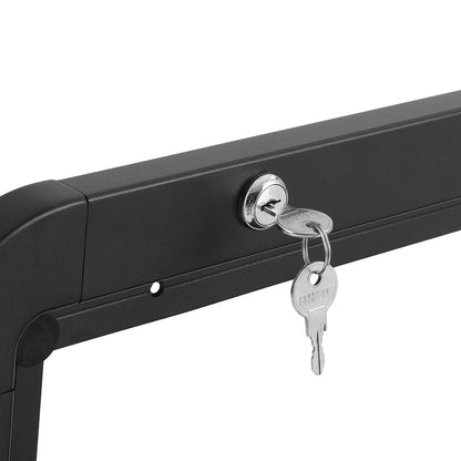 Weisshorn Outdoor Recreation > Camping > Camp Furniture Weisshorn Caravan Table 800 x 450mm Folding Lockable Black