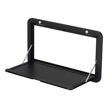 Weisshorn Outdoor Recreation > Camping > Camp Furniture Weisshorn Caravan Table 800 x 450mm Folding Lockable Black
