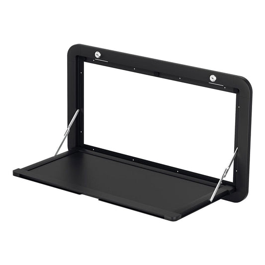 Weisshorn Outdoor Recreation > Camping > Camp Furniture Weisshorn Caravan Table 800 x 450mm Folding Lockable Black