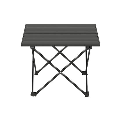 Weisshorn Outdoor Recreation > Camping > Camp Furniture Weisshorn Folding Camping Table 40CM Roll Up Outdoor Picnic BBQ Aluminium Desk