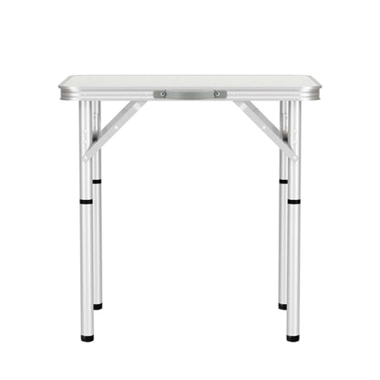 Weisshorn Outdoor Recreation > Camping > Camp Furniture Weisshorn Folding Camping Table 60CM Adjustable Portable Outdoor Picnic Desk