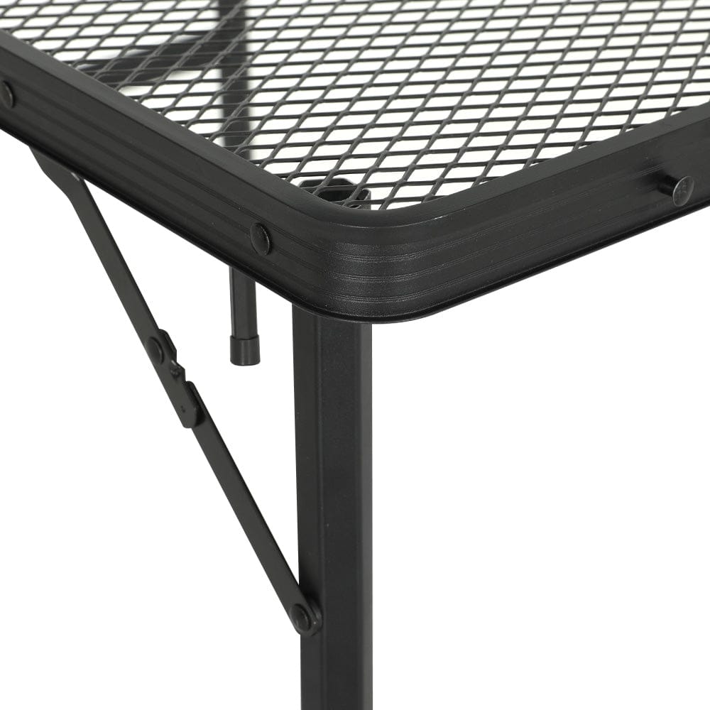 Weisshorn Outdoor Recreation > Camping > Camp Furniture Weisshorn Folding Camping Table 90CM Portable Outdoor Picnic BBQ Aluminium Desk