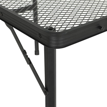 Weisshorn Outdoor Recreation > Camping > Camp Furniture Weisshorn Folding Camping Table 90CM Portable Outdoor Picnic BBQ Aluminium Desk