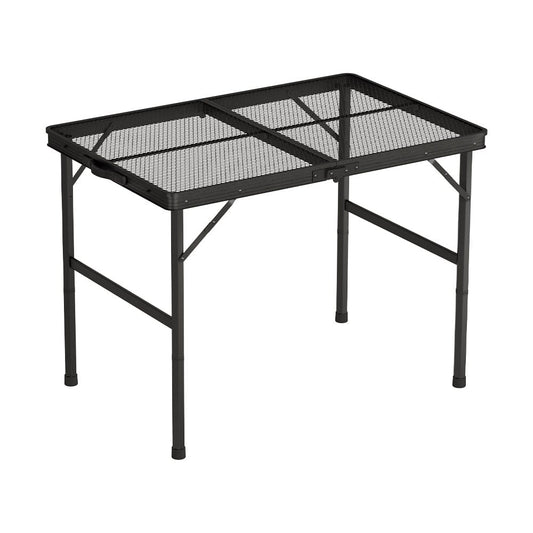 Weisshorn Outdoor Recreation > Camping > Camp Furniture Weisshorn Folding Camping Table 90CM Portable Outdoor Picnic BBQ Aluminium Desk