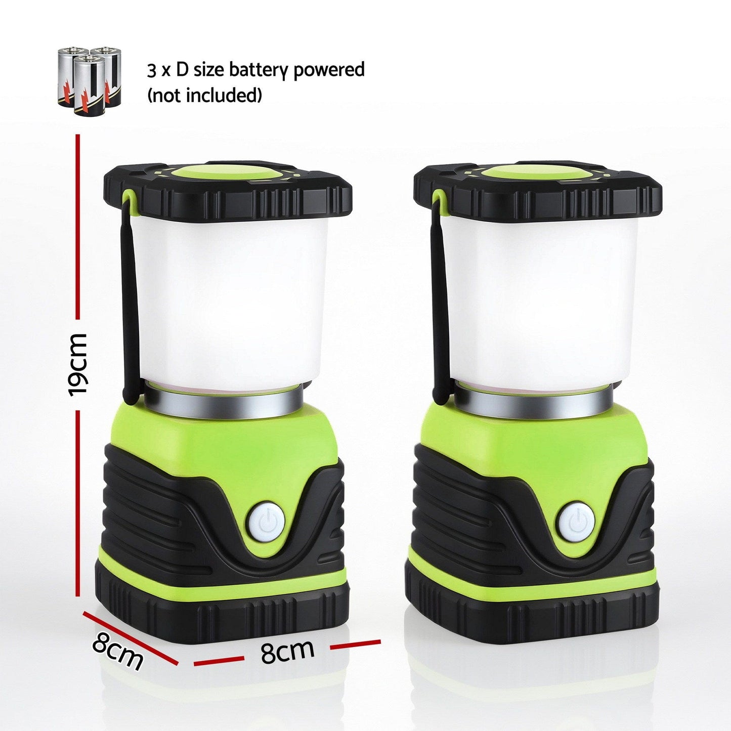 Weisshorn Outdoor Recreation > Camping > Camping Lights & Lanterns Weisshorn 2-Pack LED Camping Lanterns, 1000LM Super Bright Waterproof Portable Emergency Tent Lights