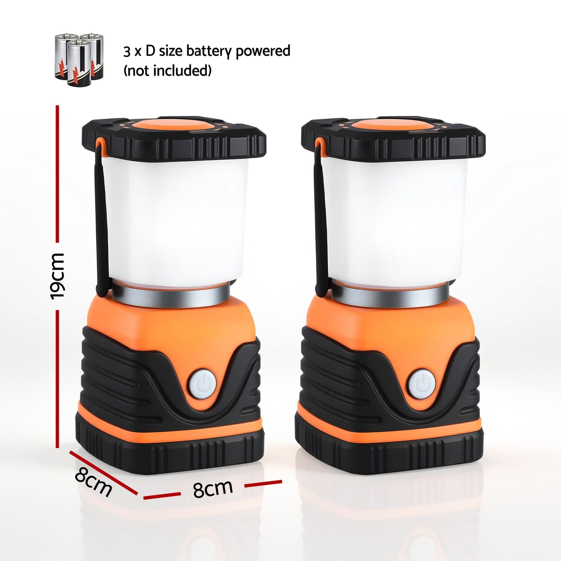 Weisshorn Outdoor Recreation > Camping > Camping Lights & Lanterns Weisshorn 2-Pack LED Camping Lanterns, 1000LM Super Bright Waterproof Portable Emergency Tent Lights