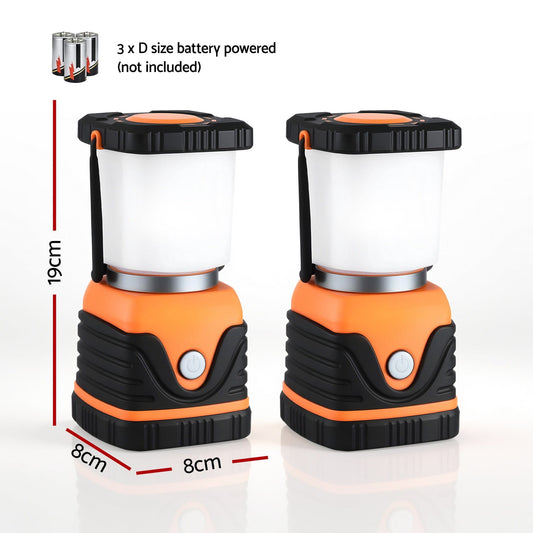 Weisshorn Outdoor Recreation > Camping > Camping Lights & Lanterns Weisshorn 2-Pack LED Camping Lanterns, 1000LM Super Bright Waterproof Portable Emergency Tent Lights