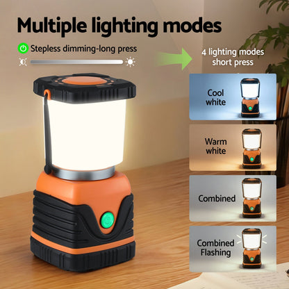 Weisshorn Outdoor Recreation > Camping > Camping Lights & Lanterns Weisshorn 2-Pack LED Camping Lanterns, 1000LM Super Bright Waterproof Portable Emergency Tent Lights