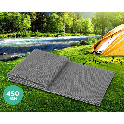 Weisshorn Outdoor Recreation > Camping > Caravan Accessories Weisshorn 3M X 2.5M Annex Matting Floor Mats Mesh Caravan Camping Annexe