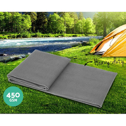 Weisshorn Outdoor Recreation > Camping > Caravan Accessories Weisshorn 4M X 2.5M Annex Matting Floor Mats Mesh Caravan Camping Annexe