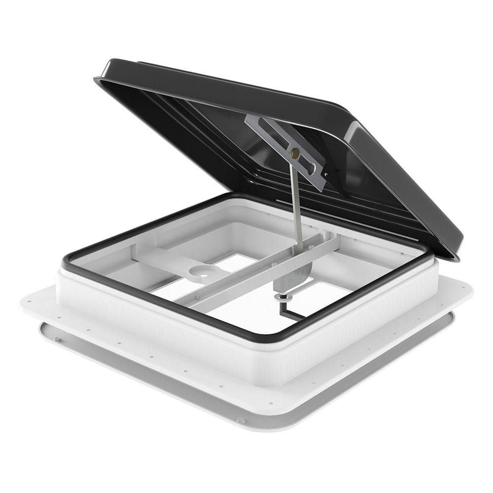 Weisshorn Outdoor Recreation > Camping > Caravan Accessories Weisshorn Caravan Roof Vent Hatch RV Skylight Motorhome Camper 350x350mm Black