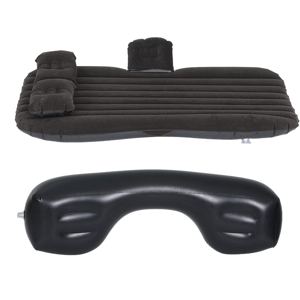 Weisshorn Outdoor Recreation > Camping > Inflatable Mattresses Weisshorn Car Mattress 134x78 Inflatable SUV Back Seat Camping Bed Black