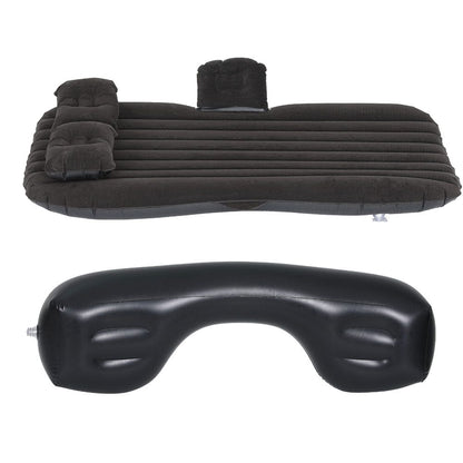 Weisshorn Outdoor Recreation > Camping > Inflatable Mattresses Weisshorn Car Mattress 134x78 Inflatable SUV Back Seat Camping Bed Black