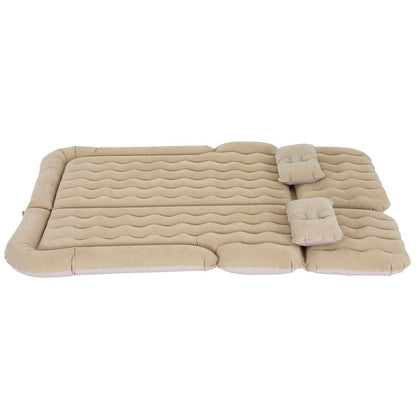 Weisshorn Outdoor Recreation > Camping > Inflatable Mattresses Weisshorn Car Mattress 175x130 Inflatable SUV Back Seat Camping Bed Beige