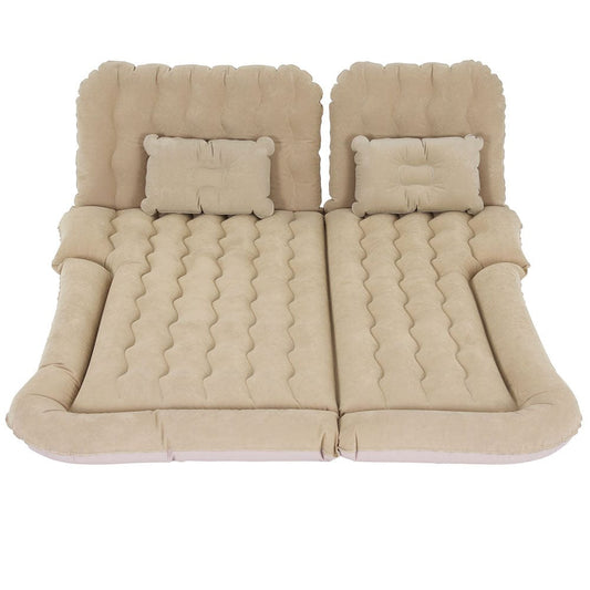 Weisshorn Outdoor Recreation > Camping > Inflatable Mattresses Weisshorn Car Mattress 175x130 Inflatable SUV Back Seat Camping Bed Beige