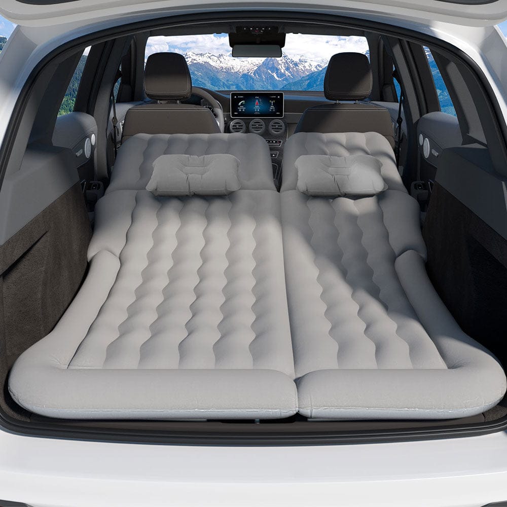 Weisshorn Outdoor Recreation > Camping > Inflatable Mattresses Weisshorn Car Mattress 175x130 Inflatable SUV Back Seat Camping Bed Grey