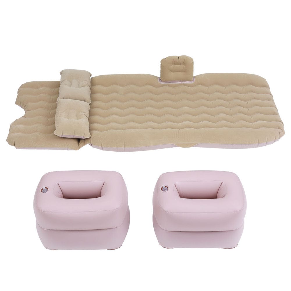 Weisshorn Outdoor Recreation > Camping > Inflatable Mattresses Weisshorn Car Mattress 176x80 Inflatable SUV Back Seat Camping Bed Beige