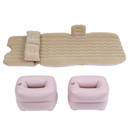 Weisshorn Outdoor Recreation > Camping > Inflatable Mattresses Weisshorn Car Mattress 176x80 Inflatable SUV Back Seat Camping Bed Beige