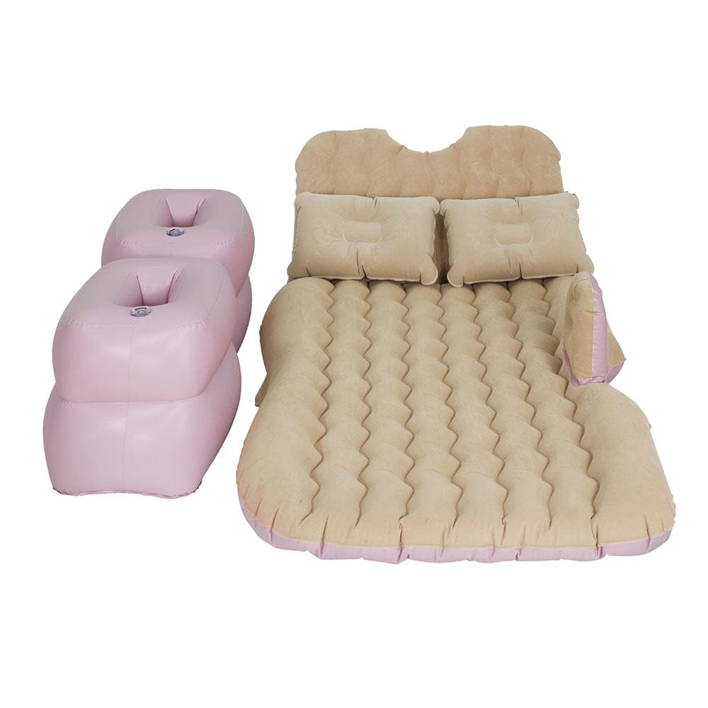 Weisshorn Outdoor Recreation > Camping > Inflatable Mattresses Weisshorn Car Mattress 176x80 Inflatable SUV Back Seat Camping Bed Beige