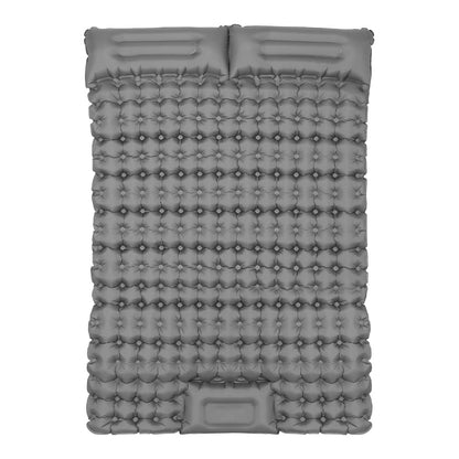 Weisshorn Outdoor Recreation > Camping > Inflatable Mattresses Weisshorn Self Inflating Mattress Camping Sleeping Mat Air Bed Double Pillow Bag