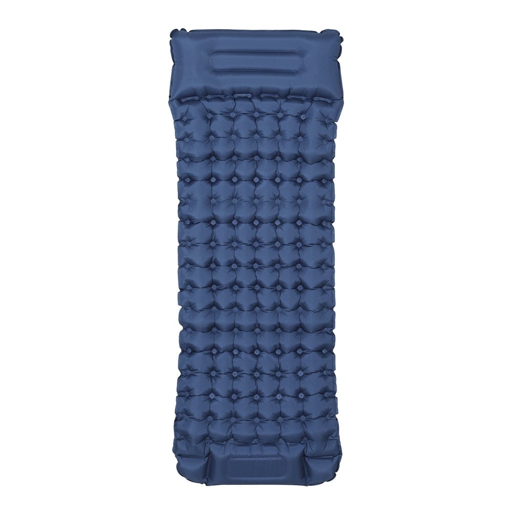 Weisshorn Outdoor Recreation > Camping > Inflatable Mattresses Weisshorn Self Inflating Mattress Camping Sleeping Mat Air Bed Single Pillow Bag