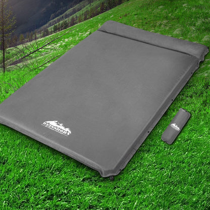 Weisshorn Outdoor Recreation > Camping > Inflatable Mattresses Weisshorn Self Inflating Mattress - Grey