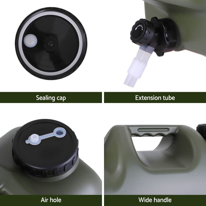 Weisshorn Outdoor Recreation > Camping > Portable Toilets & Showers Weisshorn 25L Water Container Jerry Can Bucket Camping Outdoor Storage Tank