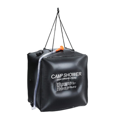 Weisshorn Outdoor Recreation > Camping > Portable Toilets & Showers Weisshorn Camping Shower Bag 40L Black