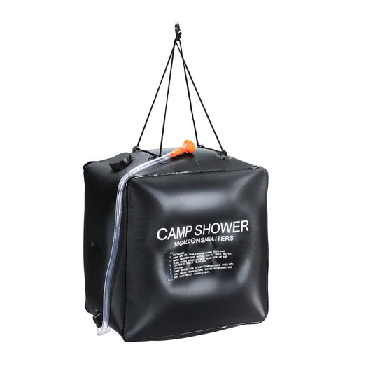 Weisshorn Outdoor Recreation > Camping > Portable Toilets & Showers Weisshorn Camping Shower Bag 40L Black